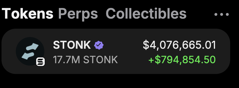 TGLetter's tweet photo. drop your Sol address, blessing randomly ⏳

$stonk https://t.co/Q8BZSg5CRX