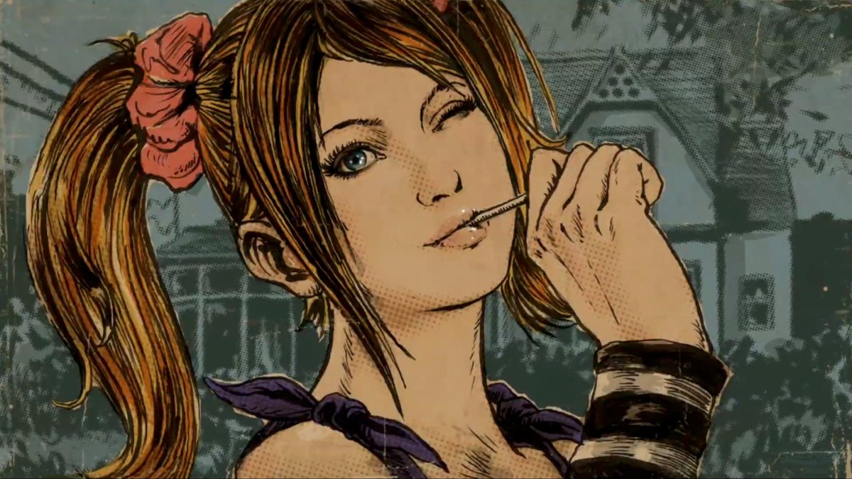 MYNOMOREHERO's tweet photo. blessing the TL with juliet comic shots
⠀⢠⣤⣄⠀⢀⣤⣤⠀⠀
⠀⢸⣿⣿⠛⢿⣿⣿ 'lollipop chainsaw' (2012)﹢˖ ☆
⠀⢴⣿⠏⠀⠈⢿⣷
suda51 / james gunn / juliet starling / playstation / screencaps / grasshopper manufacture https://t.co/K2j2nV5LjC