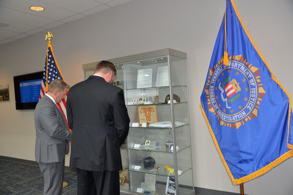 FBIPittsburgh's tweet photo. FBI Co-Deputy Director Andrew Bailey got a firsthand look at the exceptional work being done right here in Pittsburgh to protect the American people. 

He was briefed on significant drug distribution network takedowns, international terrorism plot disruptions, and nationwide counterintelligence efforts. He spent time taking in our Flight 93 display, featuring artifacts from 9/11 and the FBI’s response that followed, understanding the legacy of those heroes and the impact of that day on the Pittsburgh office. 

This FBI remains mission focused on keeping our country safe. That work happens every day alongside our partners at every level. And we’re proud to show #FBI leadership how we’re making it happen.