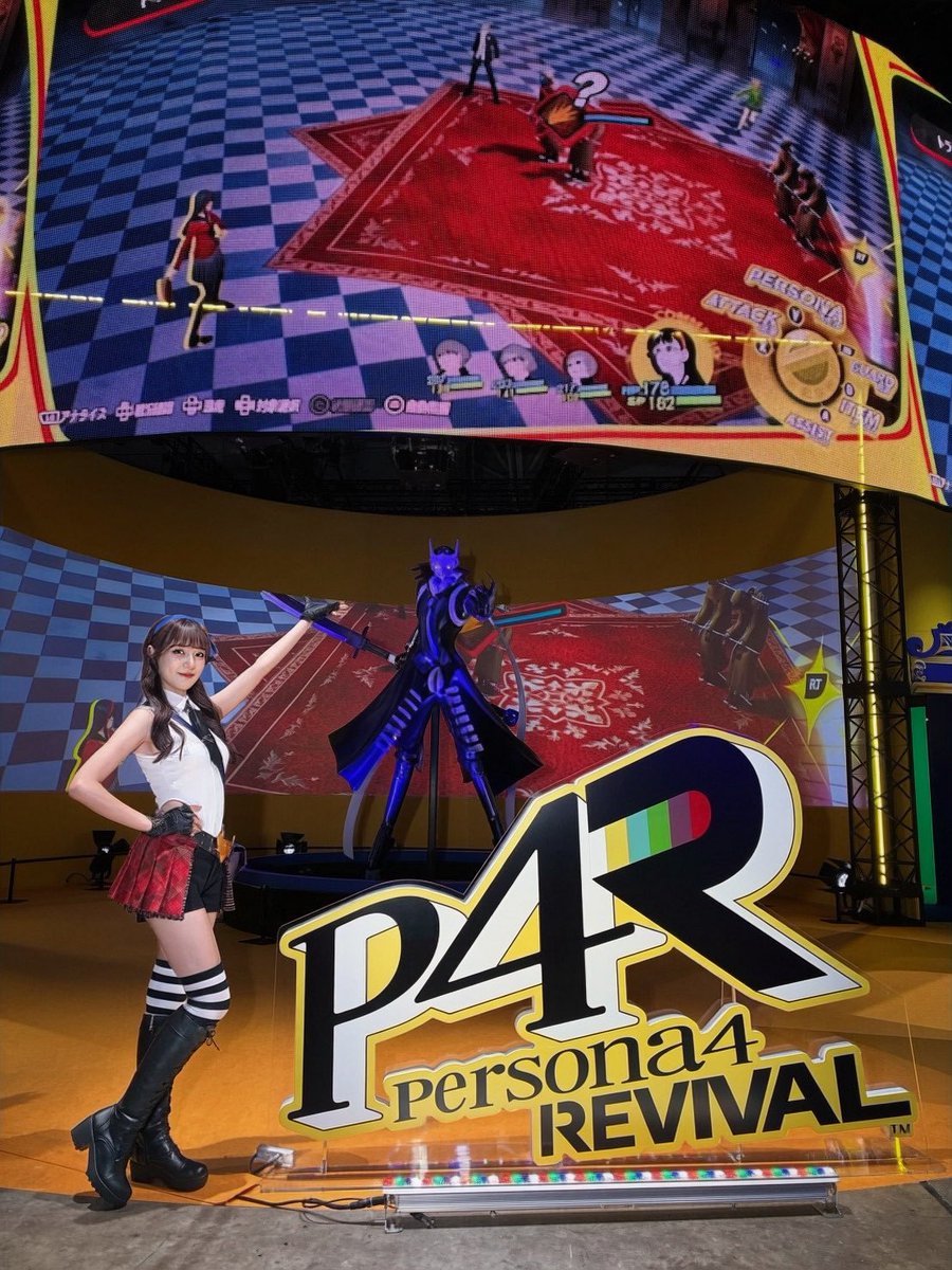 hibikiyomori's tweet photo. #TGS2026 🎮

ゲームショウビジネスデー2日目👀
本日も
セガ/アトラスブース
ペルソナ4リバイバルコーナーにてお待ちしております✨️

こちらのロゴが目印です⬇️

 #segaatlustgs26 https://t.co/hNT4g5xX2s