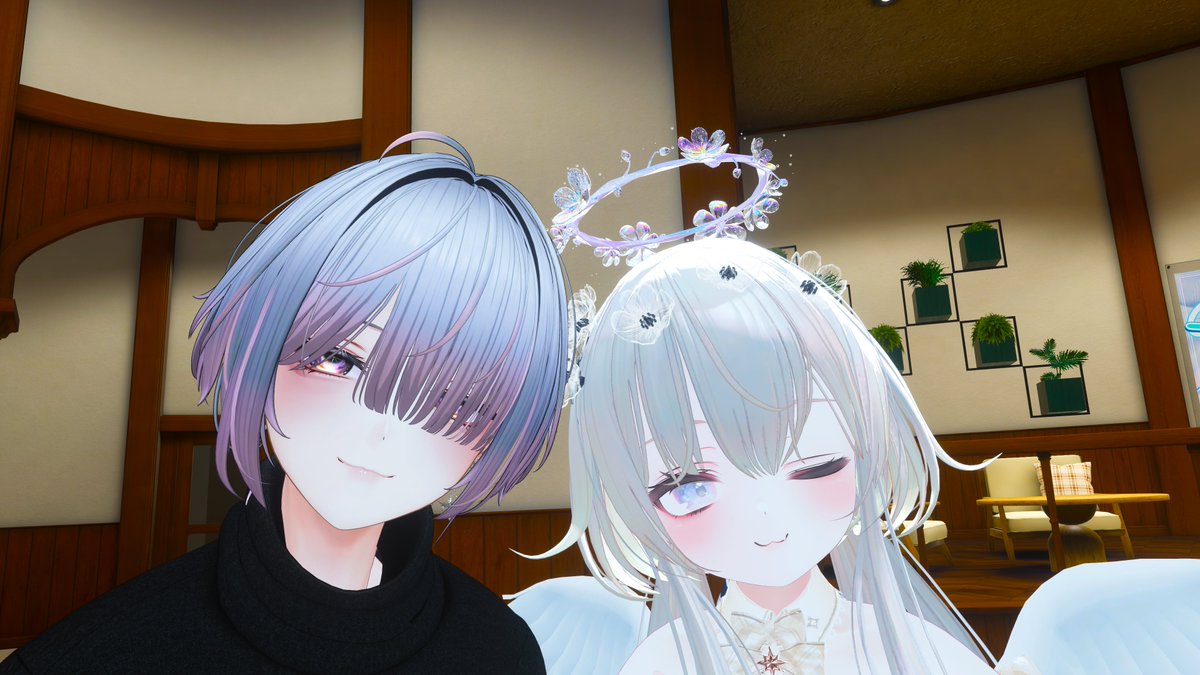 yakumo_en's tweet photo. 昨日のここのはだよ～
常連さんがクールなファッションになってた！とても良き～！
初参加の方の天使改変もいろんなこだわりを感じたよ～素敵でした！
今回もたくさんの方が来てくれて嬉しかったです！ありがとうございました！

＃ここのは https://t.co/c9jerPiWlQ