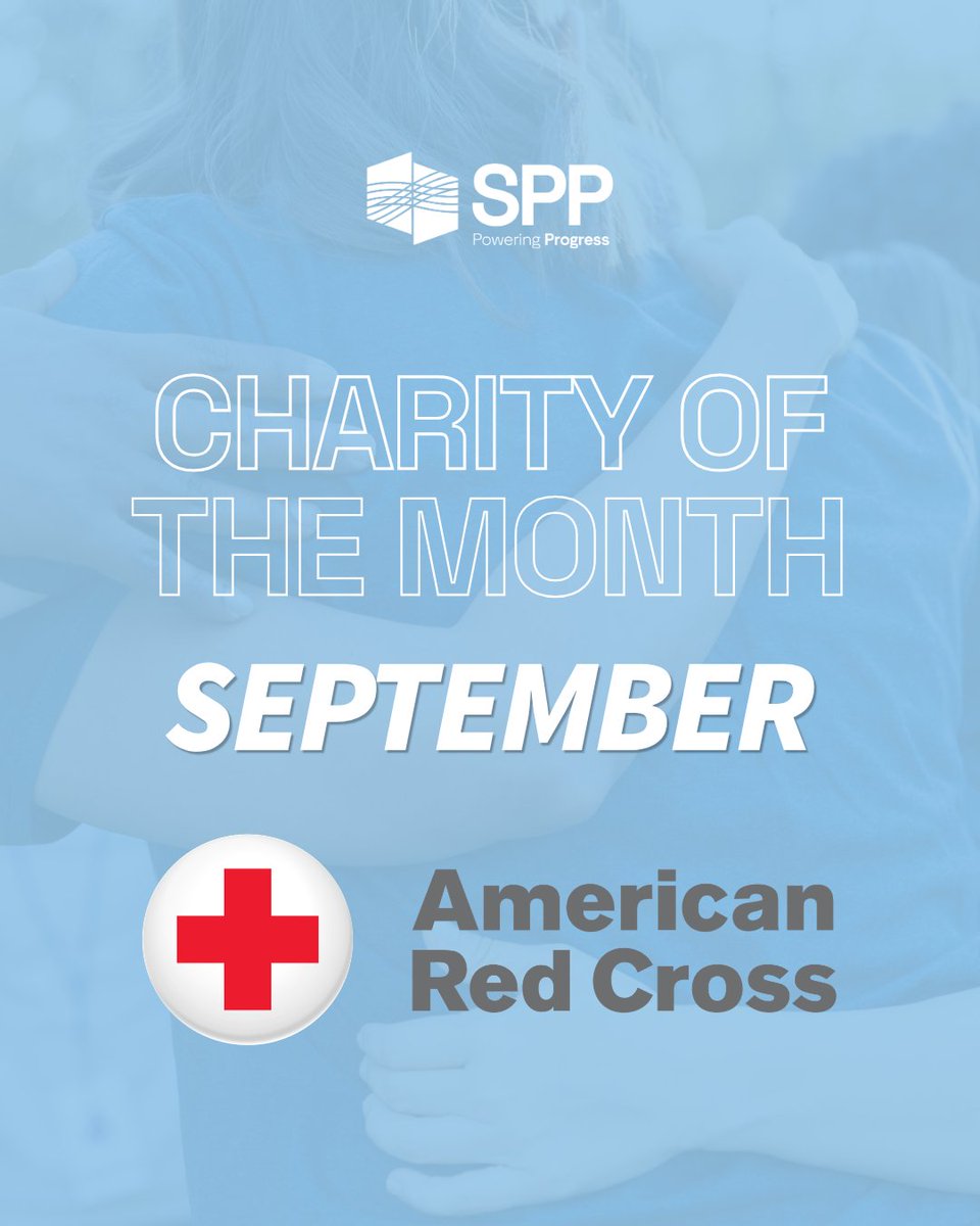 SPPorg's tweet photo. Each month, SPP employees select a local or national organization to support. For September, we're proud to spotlight the American Red Cross. https://t.co/pk1SXBFnle