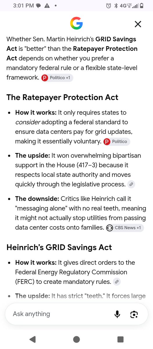 DraftCardJimmy's tweet photo. @SenJonHusted so that house ratepayer act shit is garbage, like Heinrich said? https://t.co/KyGwnN51vj