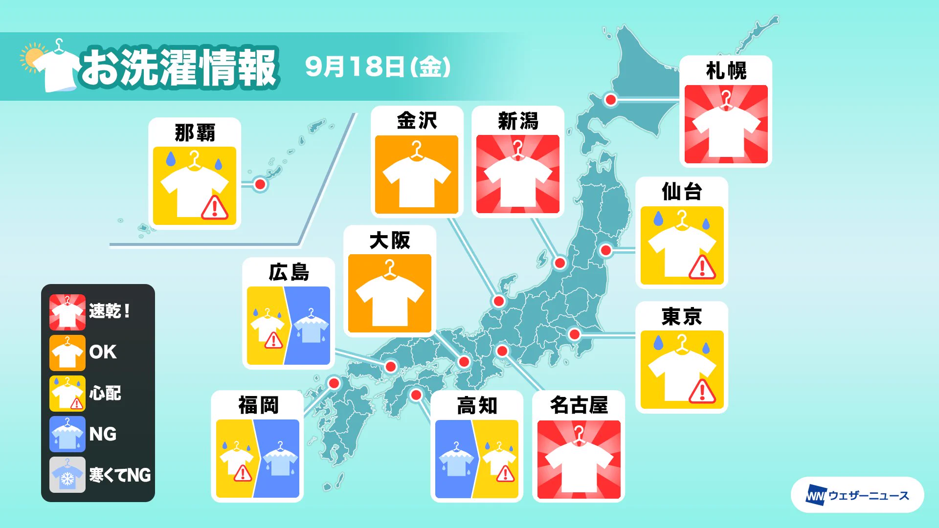 今日 の 洗濯 指数