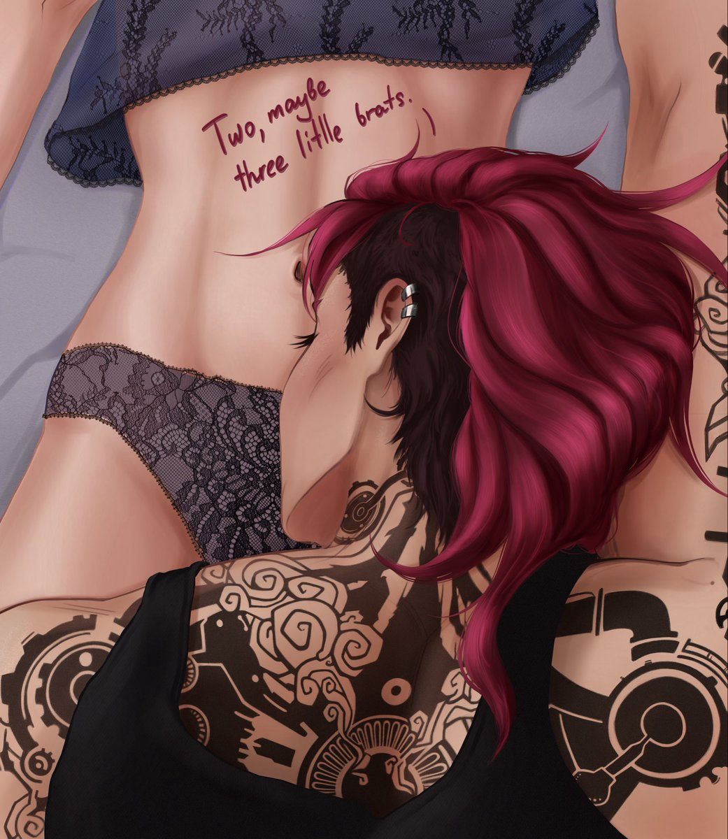 ahri__moon's tweet photo. Dreaming of their own little family 🤍

#arcane #caitvi #viarcane #lgbtq #wlw https://t.co/kb7nJ51XFc