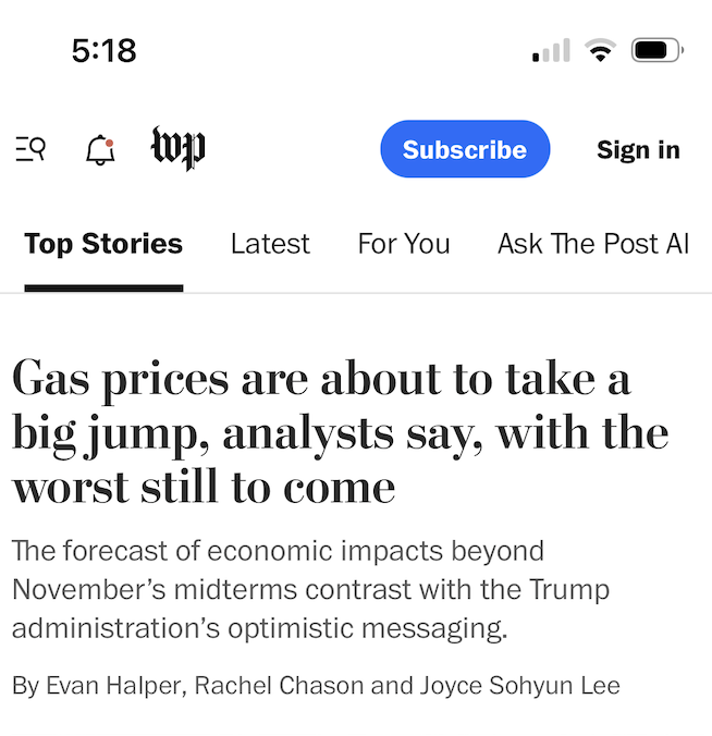scarylawyerguy's tweet photo. Every shitty thing happening in the economy right now is due entirely to decisions Trump is making. All of it. https://t.co/cc8fe2jiqY