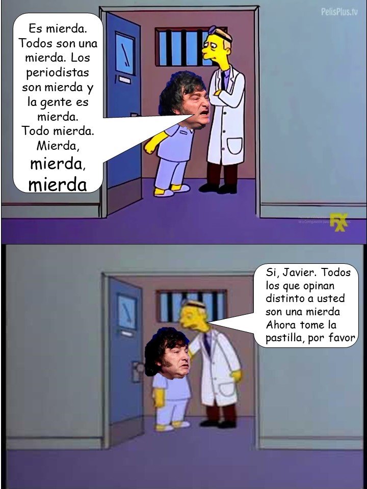Riverplatense's tweet photo. @JMilei Ya se brotó de vuelta el psicópata pañal desbordado https://t.co/YFj1M0P9hs