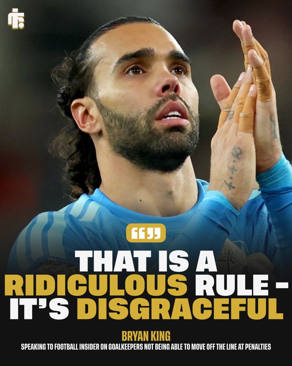 footyinsider247's tweet photo. 🚨 "Give the goalkeeper half a chance at least."

Do you think there should be a change to the rules at penalty kicks? Have your say NOW. 💬 https://t.co/lhkyb5BDly