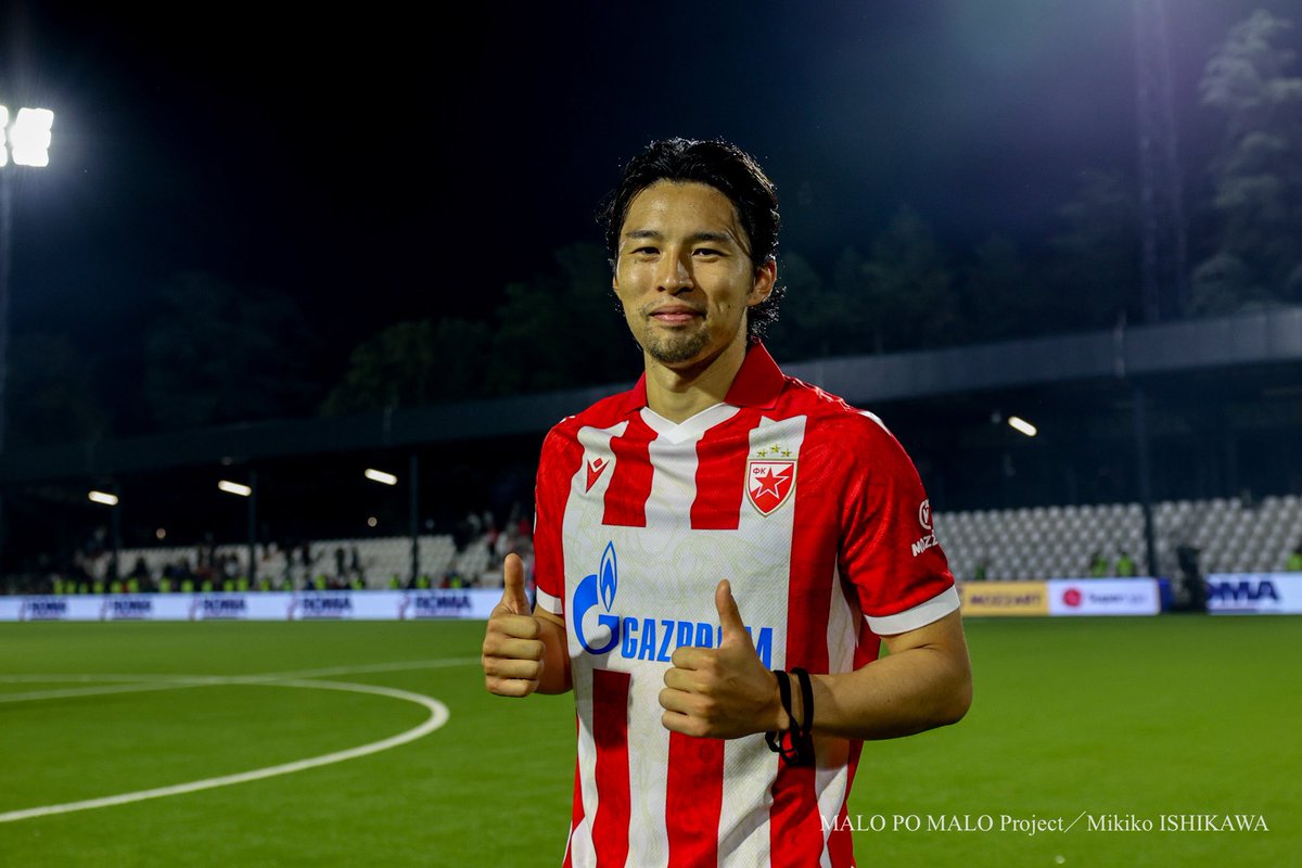 go5imikko's tweet photo. 🇷🇸セルビアスーペルリーガ第5節／Železničar vs. Crvena Zvezda
ベオグラード近郊のパンチェボという街でのアウェイ戦でした。中山雄太選手90分フル出場。試合後に笑顔で撮らせていただきましたよ。試合画像も大量に撮りましたので、どこかに載せようと思っています。
#中山雄太 https://t.co/ChoDkXpaF5
