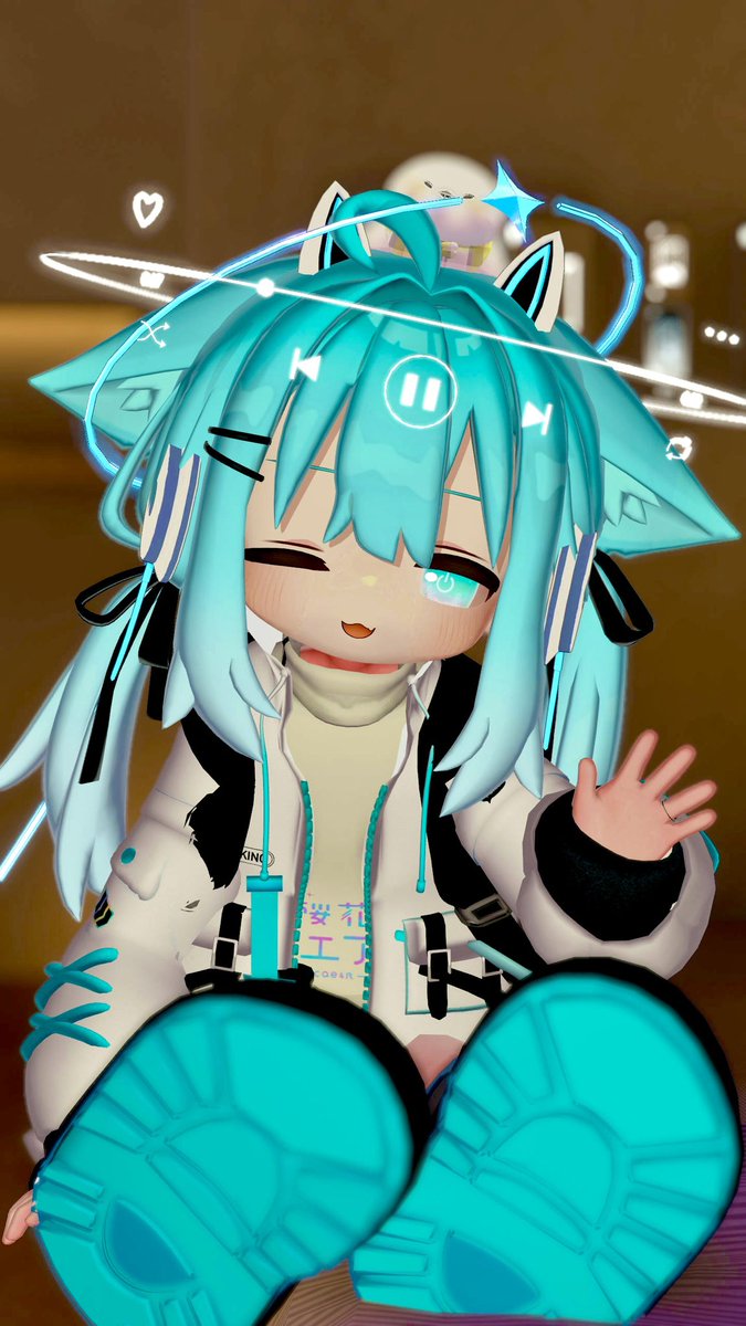 Caearu_VRC's tweet photo. ひさしぶり～みんな‼️おはアル〜🎧𓈒𓏸
(過去写真)

#VRChat #キプフェル https://t.co/yR0JTJ8Zbu