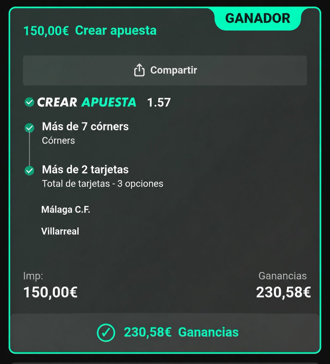 pter1096870's tweet photo. Ni tan mal el día de hoy, mañana vamos por más, esto es solo el comienzo,  ya mismo me pongo a analizar el día de mañana que viene cargado... pronósticos en camino https://t.co/jYrkppanvG