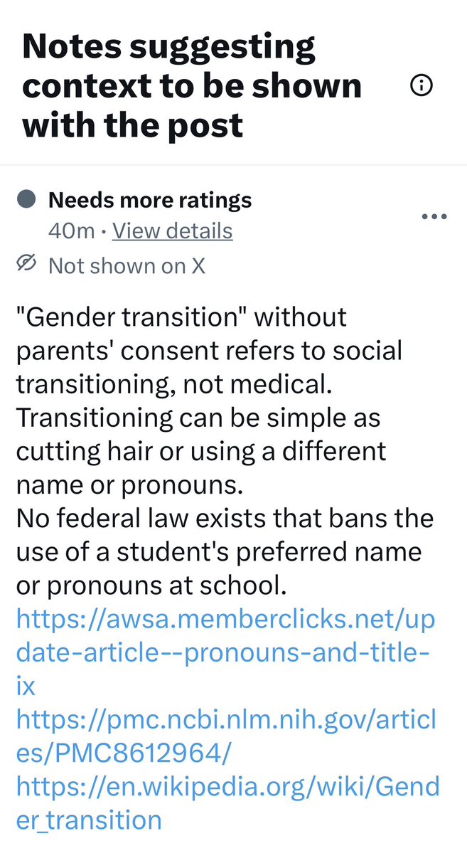 bostonbroadside's tweet photo. Southborough schools and DCF in Massachusetts—“You’ve got some ‘splainin to do!” 
L👀K at the Community Notes attempting to dismiss it! 😳
—They missed the part about @SophieKudzko being put on birth control and psychiatric drugs while living with boys— oh, and the part about the Judge blocking the life altering testosterone shots for her!
This investigation can’t happen soon enough!
@TheKuhnerReport 
@TheBasedMother 
@MaureenSteele_ 
@amadefoundation 
@annvandersteel