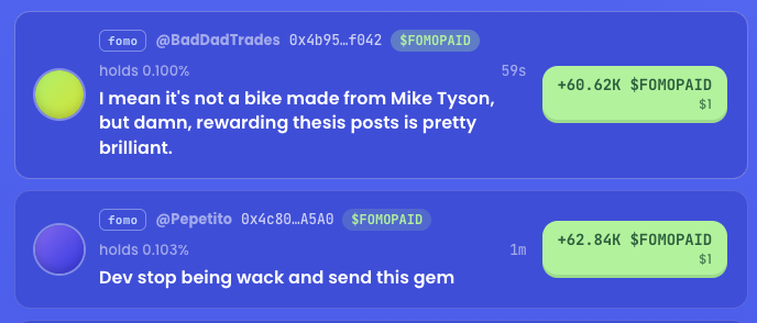 fomopaid's tweet photo. $FOMOPAID is fr not a biketyson but maybe better who knows https://t.co/VzZB3O8Uek