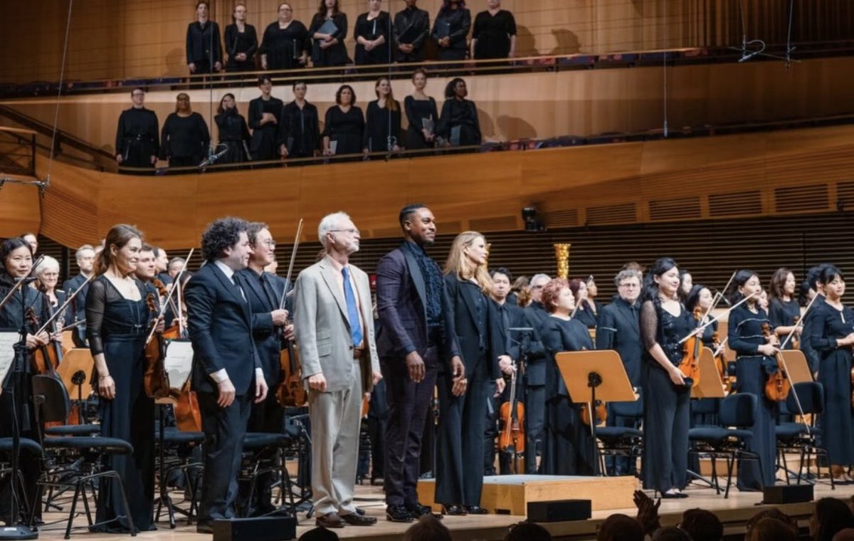 MezzoTanisha's tweet photo. Opening Night of Gustavo Dudamel Inaugural Season with @nyphil An incredible night of music making. https://t.co/TzD2C2xSGX