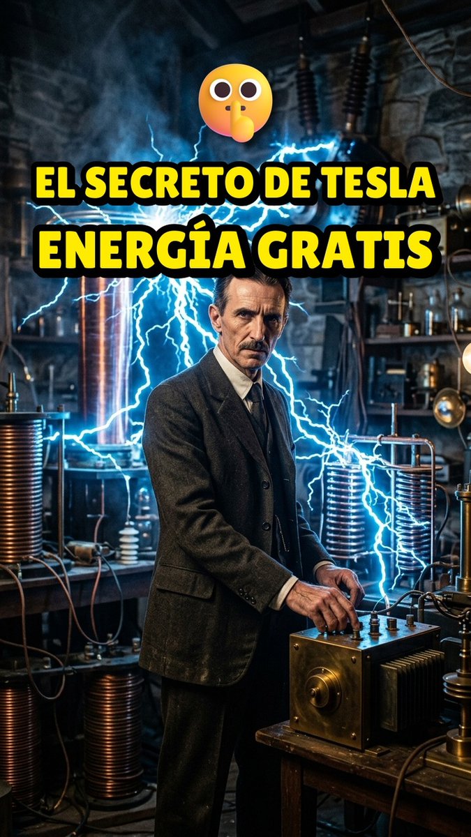 Techiest360's tweet photo. La pregunta que arruino a Tesla para siempre.
En 1901, Nikola Tesla estuvo a punto de regalar al mundo energia electrica gratuita e inalambrica. Pero J.P. Morgan lo impidio con una pregunta: Y donde colocamos el contador?
https://t.co/SwpZQ7iJlj https://t.co/5FNOyoVMMX
