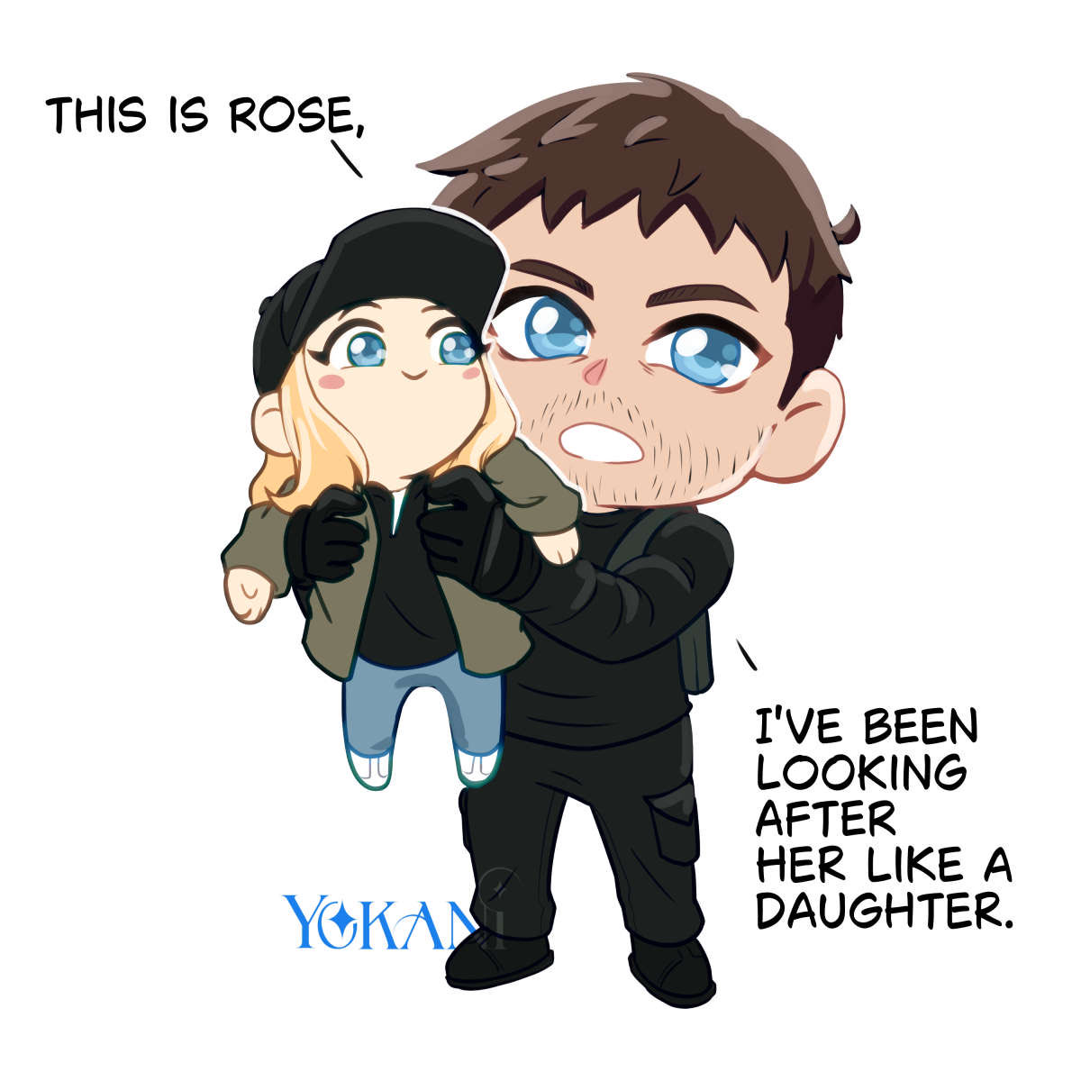 yokaniii_'s tweet photo. “Girl Dad” Chris Redfield and friends available as acrylic charms for a limited time~ https://t.co/7mgbEUyZRy