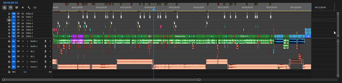 Lucentry_'s tweet photo. timelines from the 2 videos i edited over the last few days! once they're uploaded i'll share them here

@/goober70000 and @/Awiimot 

using the deadlock toolkit made it super fast to edit them and know what to keep or cut at a glance hehe

#DEADLOCK #DEADLOCKTHEGAME https://t.co/usTRJlTkhd