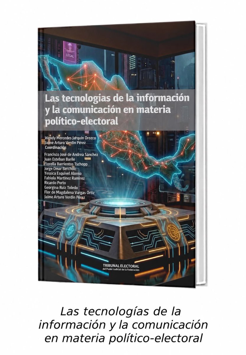 TEPJF_EJE's tweet photo. 📚 IA, democracia y elecciones: Las tecnologías de la información y la comunicación en materia político-electoral analiza desinformación, deepfakes, violencia digital, microsegmentación y justicia electoral. 📥 

Descárgalo gratis: https://t.co/nM7b83woIx https://t.co/3NI27QxwN7