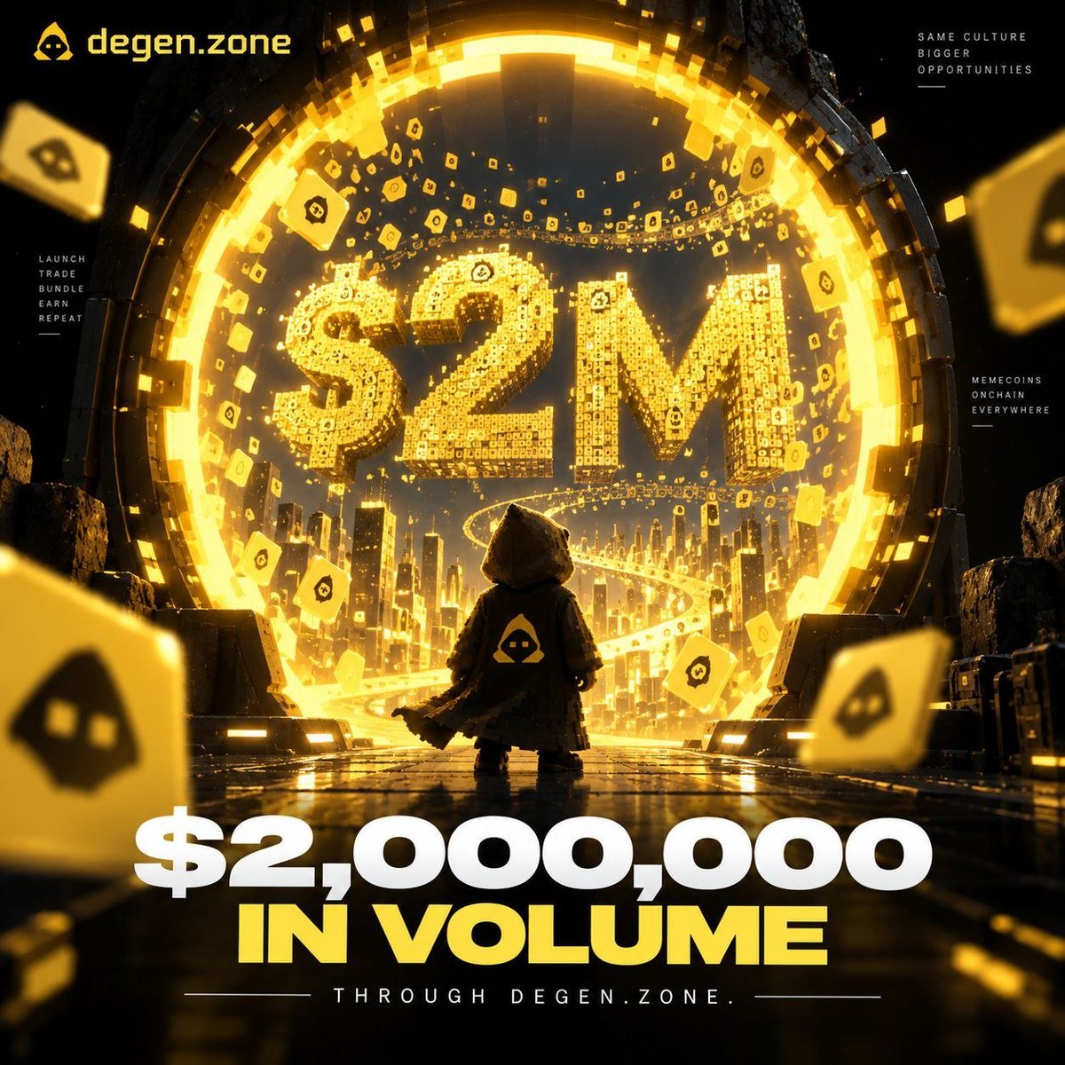 Degendotzone's tweet photo. Shout out to those building on chain!

Because of you, we have reached $2,000,000 in total platform volume and growing!

Get in the zone.

https://t.co/PRGbqXM2ab
https://t.co/jHtSx49ERp
https://t.co/OKDs3EBytF

https://t.co/vX9ZRb2v7A does not have an official token. https://t.co/tNkTYjVmYC
