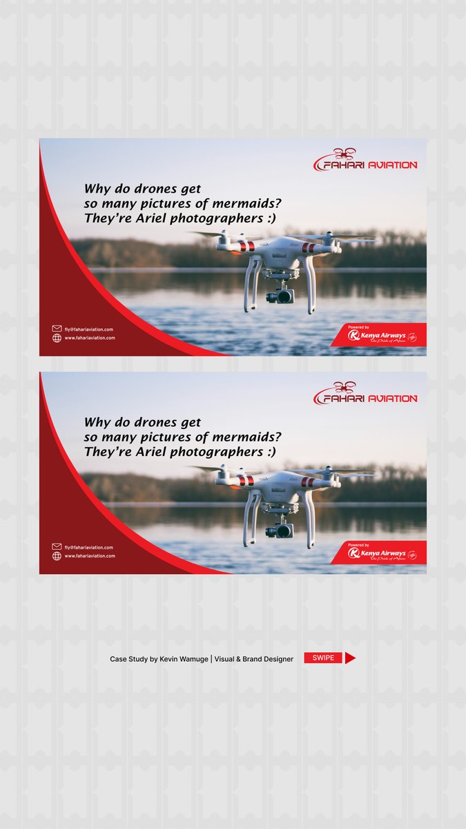 kevin_wamuge's tweet photo. High-Engagement Social Content.
Clean typography pairings over high-resolution drone photography. Designed to keep tone light while maintaining enterprise brand consistency across feeds.
#ContentDesign #Typography #UIUX #DesignProcess https://t.co/9BEZy04kOZ