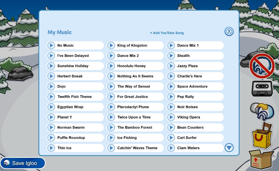 iheypenguin's tweet photo. 🐧🏠 HEYPENGUIN — IGLOO UPDATE!

Your igloo just got a major upgrade! 💙

🏠 REMOVE YOUR IGLOO
You can now remove your igloo and use the background itself as your igloo for a cleaner, more open look!

🎵 CLUB PENGUIN MUSIC
Add the entire Club Penguin music library to your igloo and enjoy your favorite tracks while hanging out!

📻 CUSTOM MUSIC
You can now add custom music to your igloo using YouTube Music! 🎶

🛍️ UPDATED IGLOO STORE
The Igloo Store has been updated with **all items available**, giving you more ways to decorate your dream igloo!

⚠️ Floor placement isn't available just yet, but more igloo improvements are coming!

More customization. More music. More ways to make your igloo your own. 🐧💙

#HeyPenguin #ClubPenguin