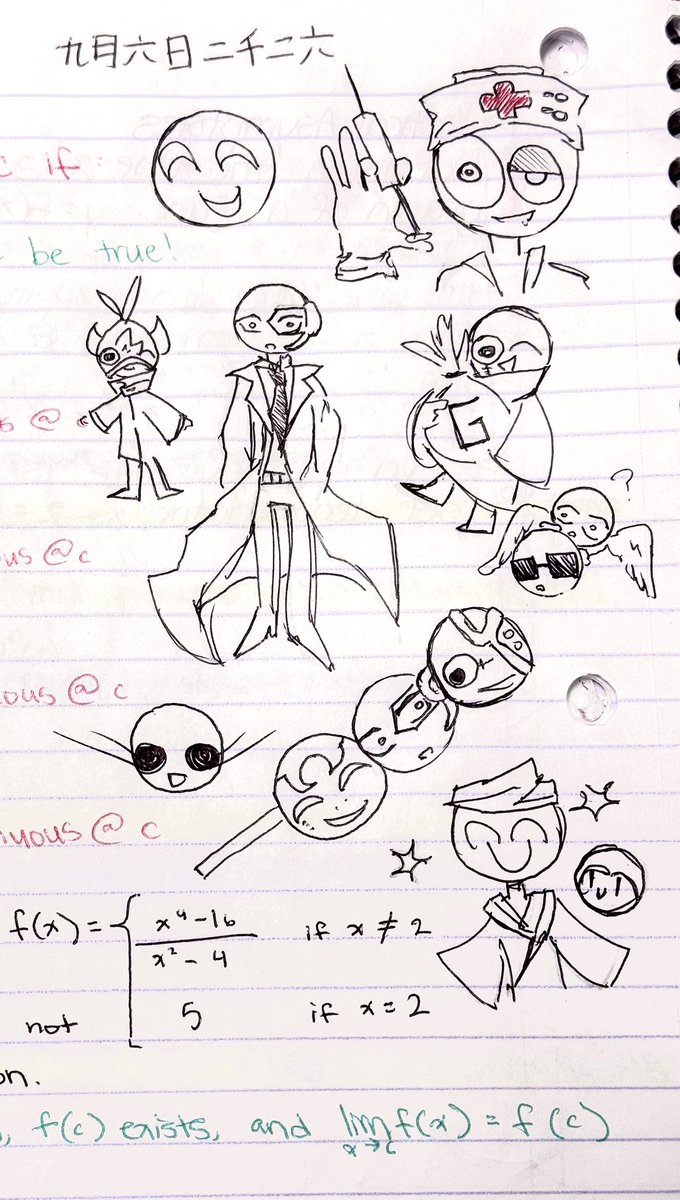 kavtasrophe's tweet photo. mo4 doodles in class https://t.co/XoSYXHXMUz