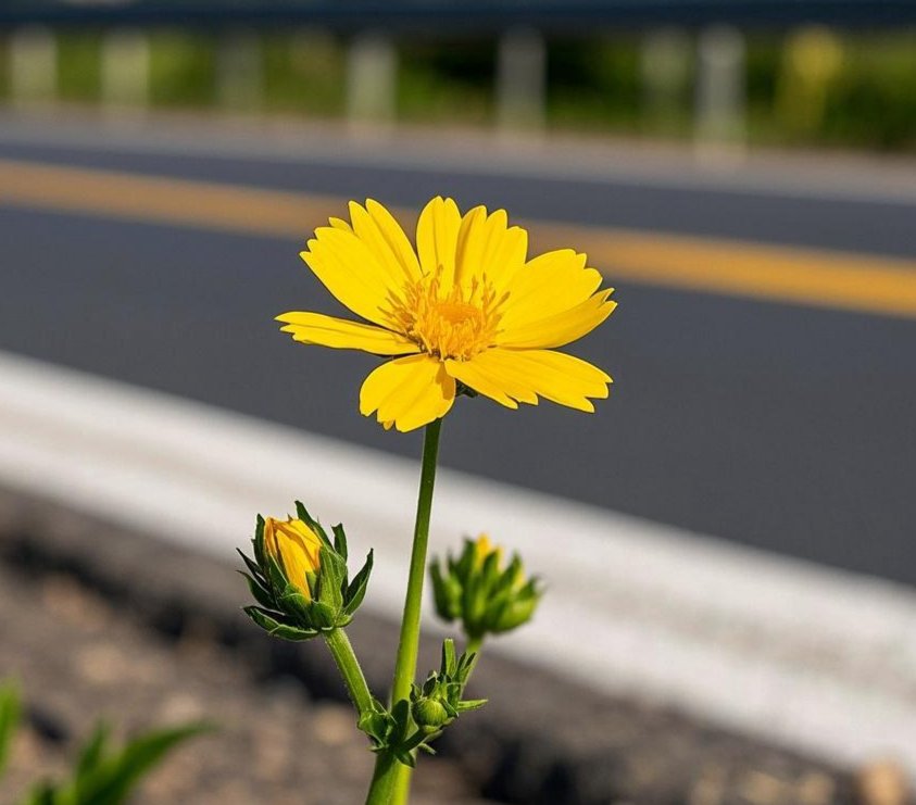 MillicentPpqs's tweet photo. Just got lost on my way to the café, but stumbled on a tiny flower bed covered in yellow blooms—small unexpected joys hit different today. https://t.co/JyffUbWXRK
