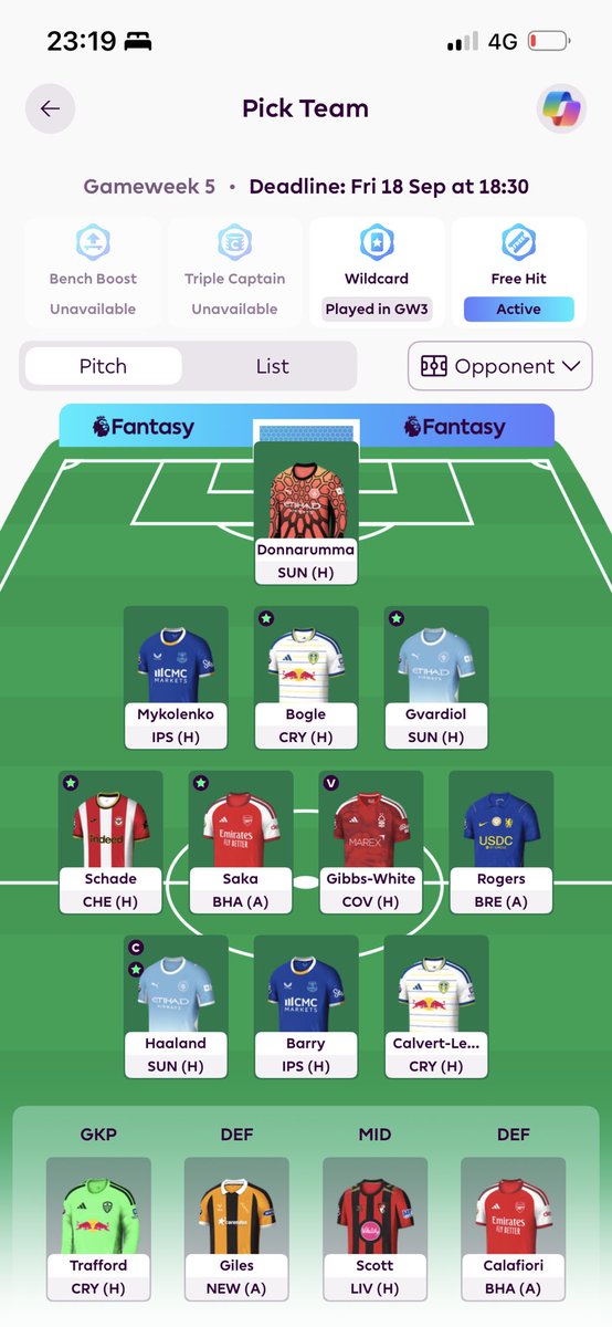 FootyFunction's tweet photo. Free hit active GW5 🚨
First draft what’s the thoughts ? #FPLTwitter #fpl #FPLCommunity https://t.co/ZXUMe5965u