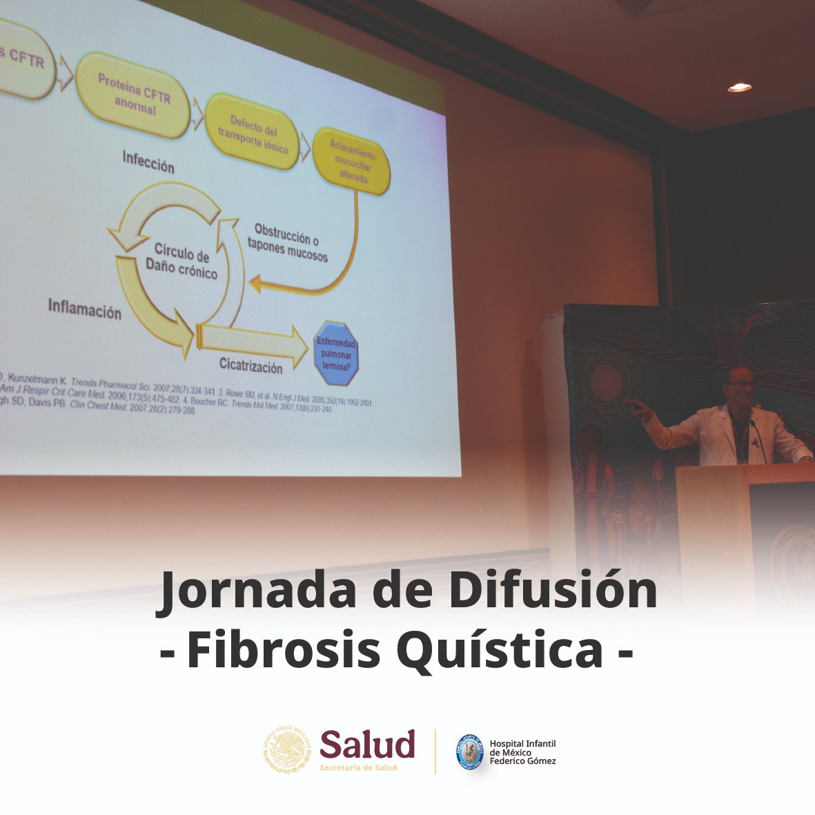 T_HIMFG's tweet photo. Fibrosis Quística. Respirar es un equipo.
La fibrosis quística es una enfermedad genética que afecta a los pulmones, hígado, páncreas e intestinos y puede detectarse de manera oportuna mediante el tamiz neonatal ampliado. https://t.co/9bihFxAvc6