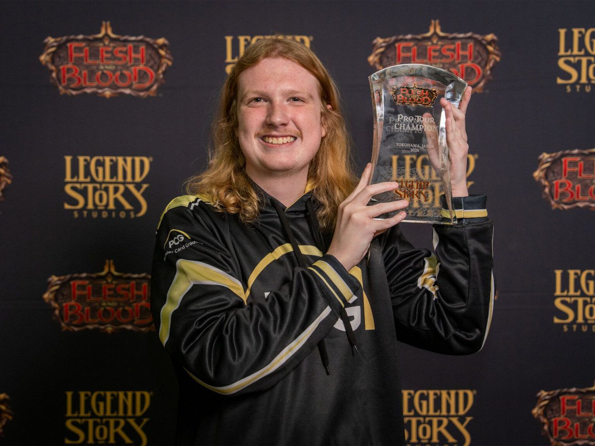 TheBlueprintFAB's tweet photo. Our next member's resume is as clean as it gets:
Calling Kansas City Champion🏆
US Nationals 2024 Champion🏆
Pro Tour Yokohama Champion🏆
We are proud to reveal @evanherndontcg as the next member of The Blueprint!
#fabtcg https://t.co/qTyWmGANgi