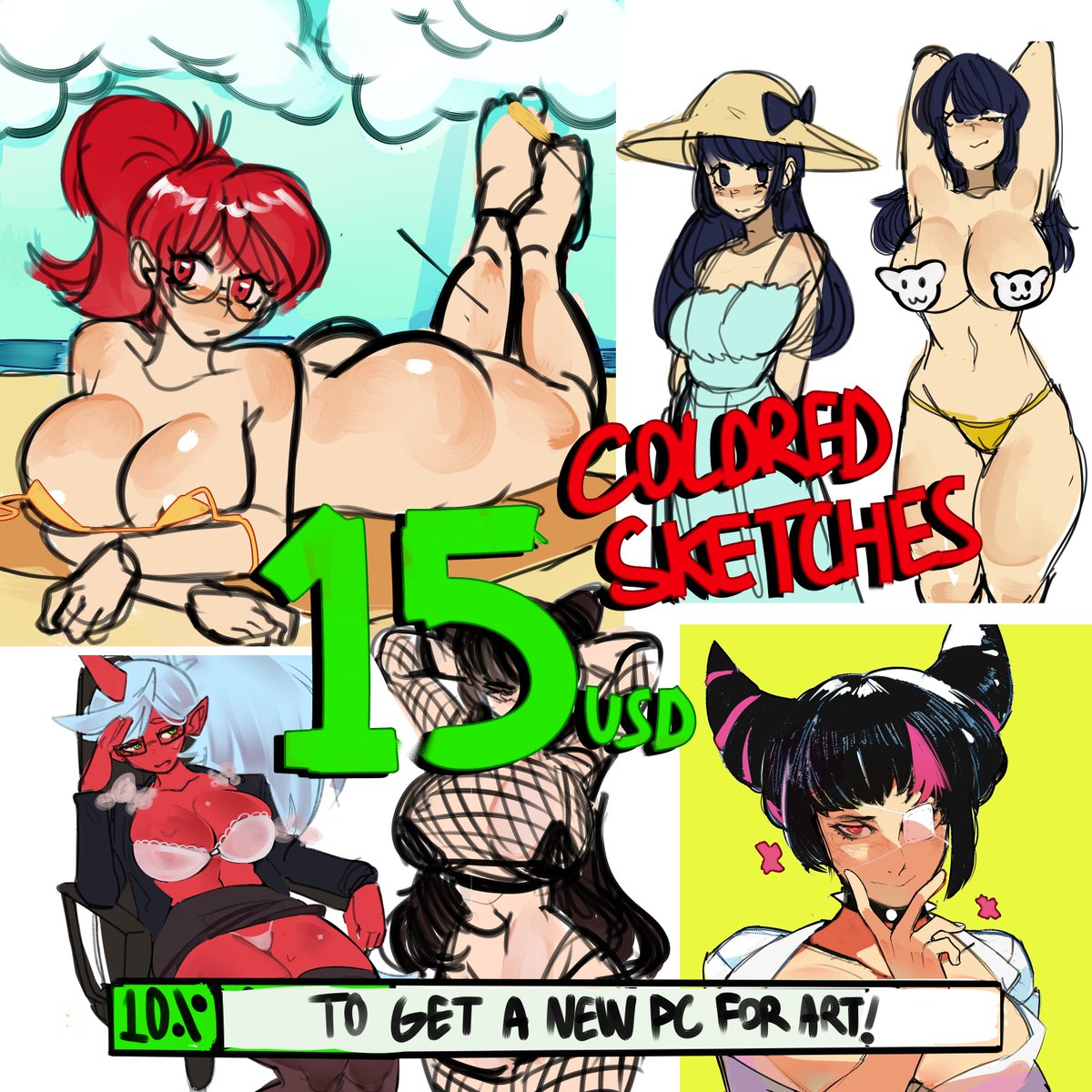 chun_li_is_best's tweet photo. I DESPERATELY NEED A NEW PC FOR DRAWING!
i am using a 10y + pc and considering how much art i am currently doing it's not holding up at all...
I need a new laptop to keep working this job stress-free, and need any help to make this possible!

Feel free to DM me! RT helps too! https://t.co/lOjwY8oSRW