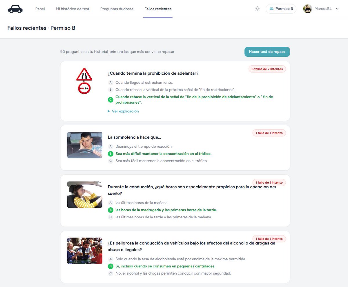 MarcosBL's tweet photo. Hace tiempo que tenía piezas para un side-project: dominio parado, scrape de preguntas actualizadas, estructura de la aplicación que habría querido para sacarme el carnet de conducir... y lo he vibecodeado al vuelo para jugar con Arya y Maya😅 con ustedes: https://t.co/zBxvL1pup3 https://t.co/Jw2btGVhhU