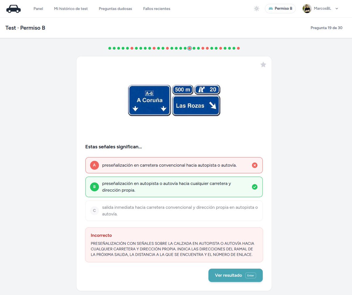 MarcosBL's tweet photo. Hace tiempo que tenía piezas para un side-project: dominio parado, scrape de preguntas actualizadas, estructura de la aplicación que habría querido para sacarme el carnet de conducir... y lo he vibecodeado al vuelo para jugar con Arya y Maya😅 con ustedes: https://t.co/zBxvL1pup3 https://t.co/Jw2btGVhhU