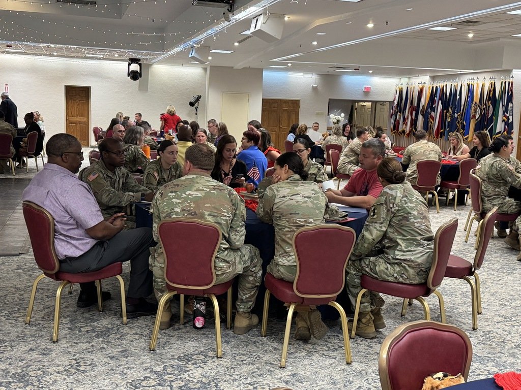 LawtonPS's tweet photo. Today LPS principals and administration attended the P.I.E. (Partners In Education) meeting on Fort Sill. This is a program that pairs military units with LPS schools to enhance education and community relations. https://t.co/1FbfqKutLC