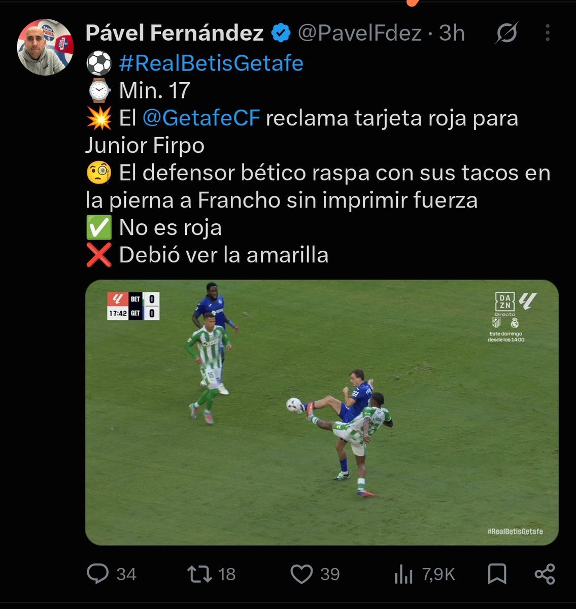 jmperezfdez's tweet photo. @angelgrciiia @RBB_betis_1907 Sigues pensando que el Getafe ha sido perjudicado? https://t.co/OoieenBAlQ