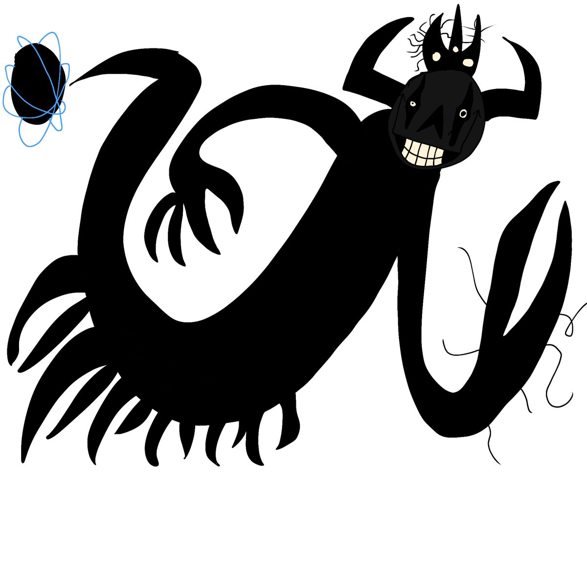 TreesdDaBooded's tweet photo. I am a very mid horror artist, here are my main characters I will showcase sometimes

The King (real name Void)
Lankyio 
DCTG https://t.co/yxqBcNmeZD