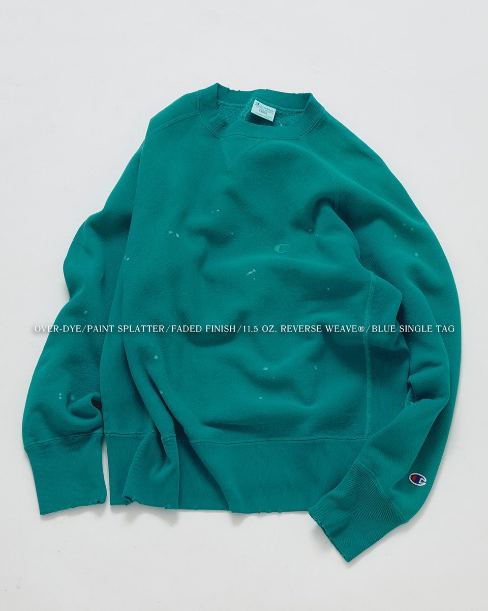 fullress's tweet photo. Champion × JOURNAL STANDARD relume 2026 FW 別注 "リバースウィーブ オーバーダイ スウェット" (チャンピオン ジャーナルスタンダード)

・10月中旬 発売 - 先行予約

https://t.co/dQHj8hKs8x https://t.co/ax4WG26Axh