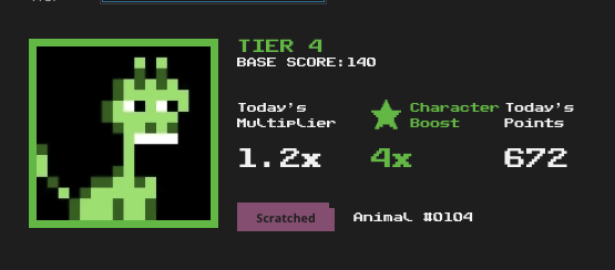 villagers_nft's tweet photo. Show us your best daily scores! 👀 https://t.co/PdnUeXCQtc