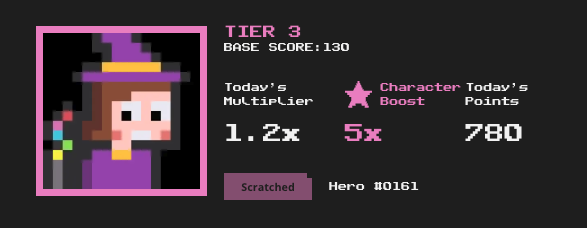 villagers_nft's tweet photo. Show us your best daily scores! 👀 https://t.co/PdnUeXCQtc