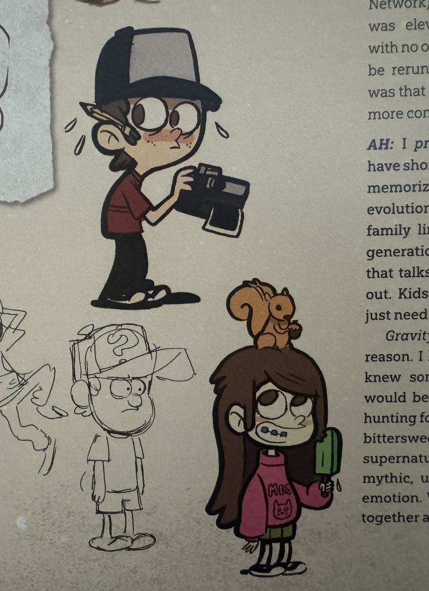 Le_Unorthodox's tweet photo. These early versions of Dipper and Mabel are crazy they look like 2000s Cartoon Network characters lol https://t.co/vA2LAABlJo