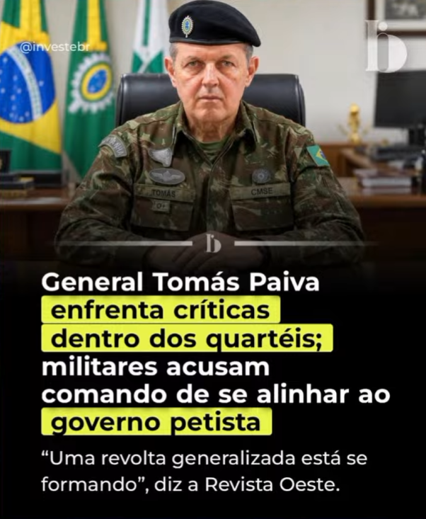 Alexmorettibr's tweet photo. Exército está divido https://t.co/BHl6yPS0YV