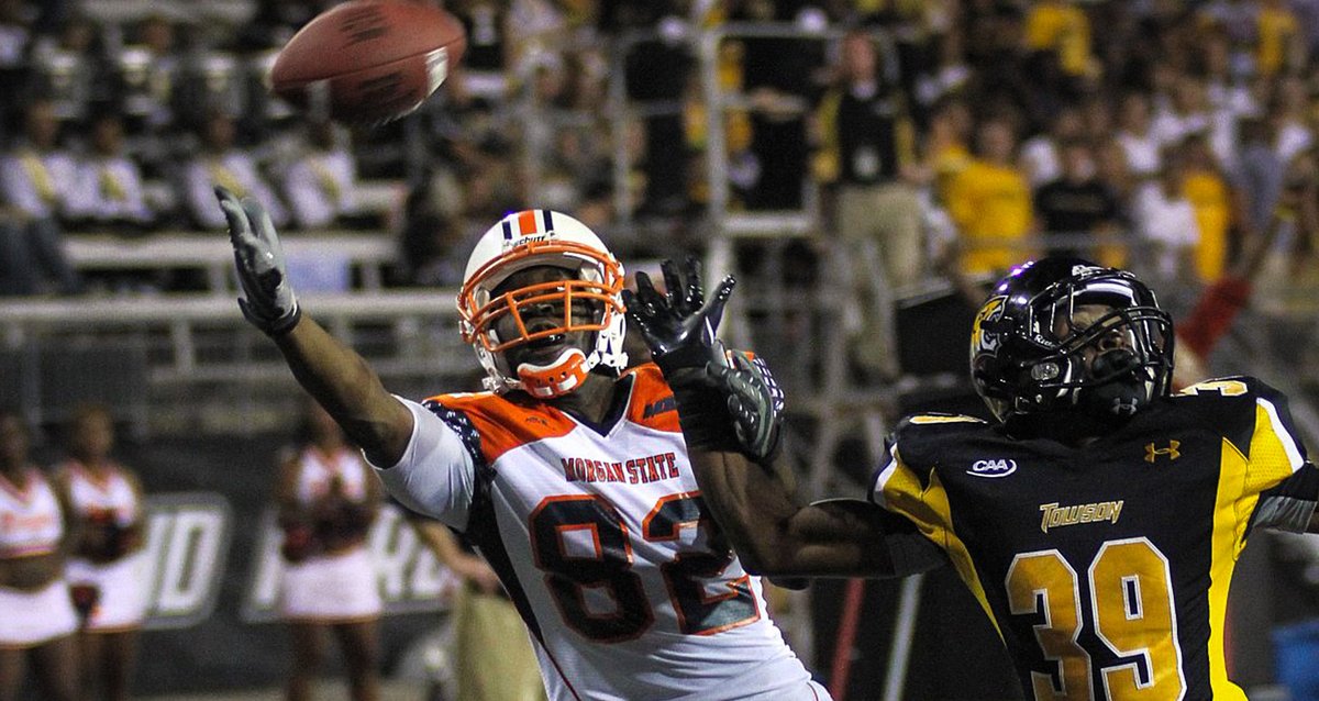 MorganStBears's tweet photo. 📍Five miles separate @MorganStateU and @TowsonU.

But on Saturday night, it’s about much more than distance.

🗣️ “This game is everything to everybody.”
— MSU🐻 DL Justin Dutton

▶️ https://t.co/wVIGBGDSWG

#BattleforGreaterBaltimore
@MEACSports | @UnderArmour 
#GoBears🔷🔶 https://t.co/U1hE7vq77f