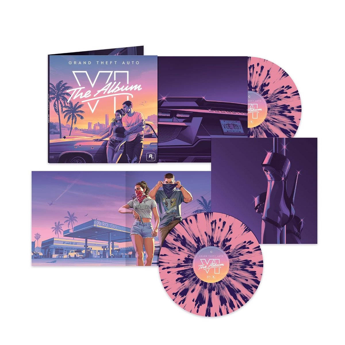Wario64's tweet photo. Grand Theft Auto VI: The Album (Amazon Exclusive Variant) Vinyl up for preorder on Amazon ($49.99) https://t.co/6lFrg7XZpB
Best Buy variant https://t.co/jY3z1yI7PE #ad 
Blood Records variant https://t.co/QrJMPHVcKD
LE $124.98 Rockstar https://t.co/wPNy79Zr8W https://t.co/6WRfGbly3p