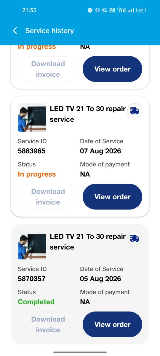Satyam_Parihar_'s tweet photo. @RelianceDigital @RelianceResQ I bought a TV with a RESQ Plan, but my service issue has been unresolved for 45+ days. Service centre says they’re awaiting senior approval. Either repair my TV immediately or provide the applicable refund as per the plan terms.#RESQ #ConsumerRights https://t.co/AntDSfQIRy