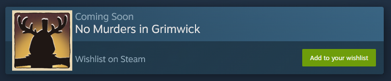 beeandboogames's tweet photo. The demo for No Murders in Grimwick is coming to itch tomorrow! 🎃

Until then, you can Wishlist it on Steam! 🫶

https://t.co/PTExzzECSK

#indiegame #pointandclick https://t.co/xQSwuWXbQw