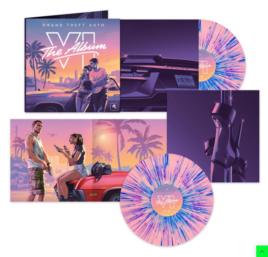 Wario64's tweet photo. Grand Theft Auto VI: The Album (Amazon Exclusive Variant) Vinyl up for preorder on Amazon ($49.99) https://t.co/6lFrg7XZpB
Best Buy variant https://t.co/jY3z1yI7PE #ad 
Blood Records variant https://t.co/QrJMPHVcKD
LE $124.98 Rockstar https://t.co/wPNy79Zr8W https://t.co/6WRfGbly3p