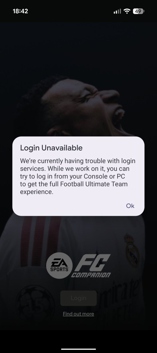 Unknown37066's tweet photo. @EASFCDirect Address the fucking web app and companion app will you!!!!! https://t.co/m0wXdjuEnn