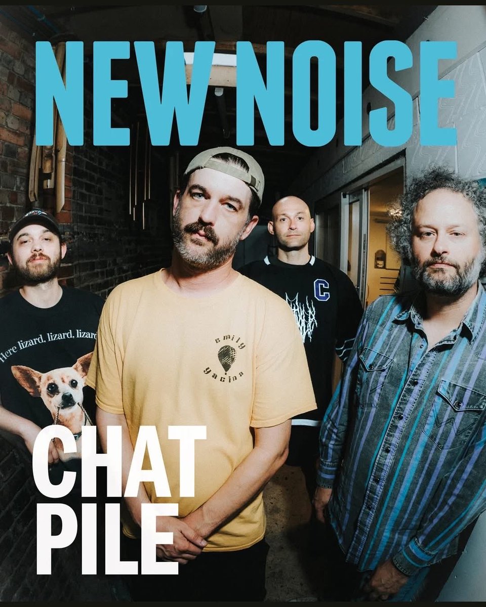 TheFlenser's tweet photo. Chat Pile is on the cover of New Noise Magazine Issue #83. https://t.co/kJGr7W0vft