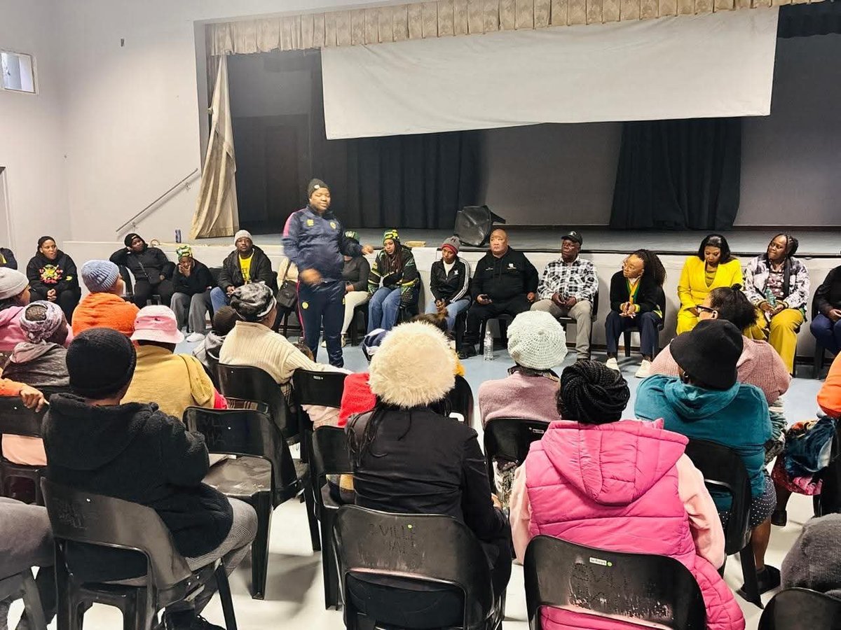 ANCFS's tweet photo. WARD 8 | ANC ON THE GROUND

The ANC Ngwathe Sub-Region BEC, together with ANC provincial and regional leadership, held a public meeting in Ward 8 as part of the introduction of the ANC Councillor Candidate.

#LGE2026 
#VoteANC2026 https://t.co/LiBGkGwdwc