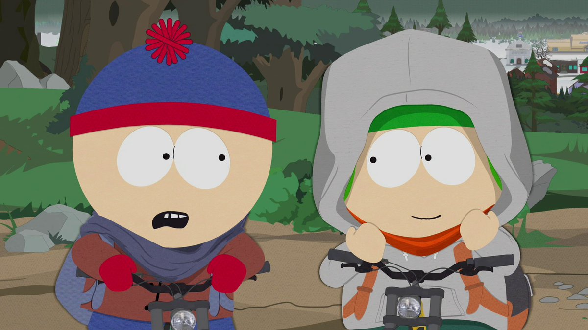 SouthPark_Wiki's tweet photo. Some pictures from last night’s episode. You can view our full wiki gallery, now at 

https://t.co/k8gT0kxAKY

We also have all of their amazing biker costumes at https://t.co/twEHiyCScX

#SouthPark #SouthAmerica https://t.co/5kf3lZl1fL